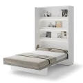 Wandklappbett Bed Concept 140x200 Vertikal Schrankbett Lenart Schrankbett Weiß BC-01