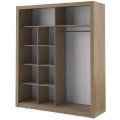 Kleiderschrank ARTI 8 mit zwei Schiebetüren und Spiegeln LENART