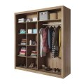 Kleiderschrank ARTI 8 mit zwei Schiebetüren und Spiegeln LENART