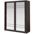 Kleiderschrank ARTI 8 mit zwei Schiebetüren und Spiegeln LENART