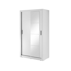 Kleiderschrank ARTI 6 mit zwei Schiebetüren und Spiegel LENART