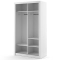 Kleiderschrank ARTI 6 mit zwei Schiebetüren und Spiegel LENART