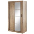 Kleiderschrank ARTI 6 mit zwei Schiebetüren und Spiegel LENART