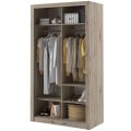 Kleiderschrank ARTI 6 mit zwei Schiebetüren und Spiegel LENART