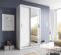 Kleiderschrank ARTI 6 mit zwei Schiebetüren und Spiegel LENART