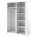 Kleiderschrank ARTI 4 mit zwei Schiebetüren und Spiegel LENART