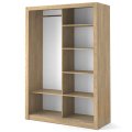 Kleiderschrank ARTI 4 mit zwei Schiebetüren und Spiegel LENART