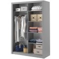 Kleiderschrank ARTI 4 mit zwei Schiebetüren und Spiegel LENART