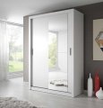 Kleiderschrank ARTI 4 mit zwei Schiebetüren und Spiegel LENART