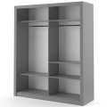 Kleiderschrank ARTI 3 mit zwei Schiebetüren und Spiegeln LENART