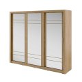 Kleiderschrank ARTI 2 mit drei Schiebetüren und Spiegeln LENART