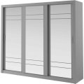 Kleiderschrank ARTI 2 mit drei Schiebetüren und Spiegeln LENART
