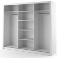 Kleiderschrank ARTI 2 mit drei Schiebetüren und Spiegeln LENART