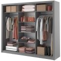 Kleiderschrank ARTI 2 mit drei Schiebetüren und Spiegeln LENART