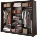 Kleiderschrank ARTI 2 mit drei Schiebetüren und Spiegeln LENART