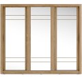 Kleiderschrank ARTI 2 mit drei Schiebetüren und Spiegeln LENART