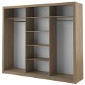 Kleiderschrank ARTI 2 mit drei Schiebetüren und Spiegeln LENART