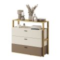 Kommode Lenart LENNY LY-06 Eiche Artisan/beige/Trüffel