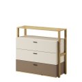 Kommode Lenart LENNY LY-06 Eiche Artisan/beige/Trüffel
