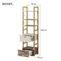 Bücherregal Lenart LENNY LY-03 Eiche Artisan/beige/Trüffel