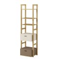 Bücherregal Lenart LENNY LY-03 Eiche Artisan/beige/Trüffel
