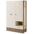 Kleiderschrank Lenart LENNY LY-01 Eiche Artisan/beige/Trüffel