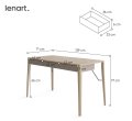 Schreibtisch Lenart MATCH masse