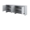 Wandklappbett Bed Concept 120x200 Horizontal Lenart Bett Grau und Eiche Artisan