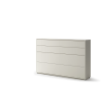 Wandklappbett 120x200 Horizontal Schrankbett Lenart BED CONCEPT Kashmir Beige 1