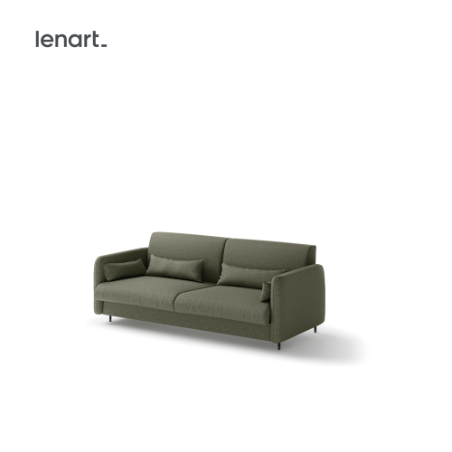 Sofa Lenart BED CONCEPT 18 für Wandklappbett BC-01 Vertikal 140x200 cm Grün