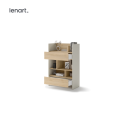 Kleines Bücherregal für Schrankbett Lenart BED CONCEPT BC-26 Kashmir Beig/Eiche Nagano