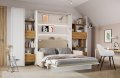 Kleines Bücherregal für Schrankbett Lenart BED CONCEPT BC-27 Kashmir Beige/Eiche Nagano 3