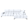 Ecksofa PLAZA L (SOLAR 01) mit Relaxfunktion und Sitztiefenverstellung Elektrisch
