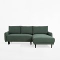 Ecksofa SOHO S mit Schlaffunktion, Rückenkissen lose, modernem Design und Bettkasten