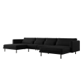 Elegantes Ecksofa DANI U mit Verita-Stoff in modernem Wohnzimmer – großes U-förmiges Sofa mit Kissen und Metallfüßen,  Verita 98.png