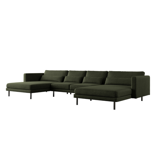 Elegantes Ecksofa DANI U mit Verita-Stoff in modernem Wohnzimmer – großes U-förmiges Sofa mit Kissen und Metallfüßen,  Verita 49.png