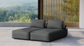 Doppel-Chaiselongue PATIO odyssey Antracyt