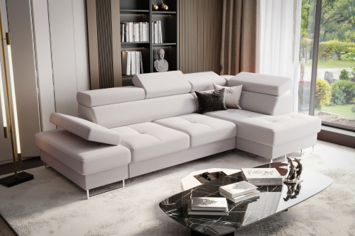 Ecksofa Galaxy Mini 170×280 mit Schlaffunktion & Bettkasten Rechts