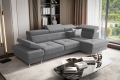 Ecksofa Galaxy Mini 170×280 mit Schlaffunktion & Bettkasten, Grau, Terra 92, Rechts