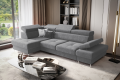 Ecksofa Galaxy Mini 170×280 mit Schlaffunktion & Bettkasten, Grau, Terra 92, Links