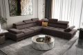 Ecksofa Galaxy MAX 280×280 cm mit Schlaffunktion Terra 26 links