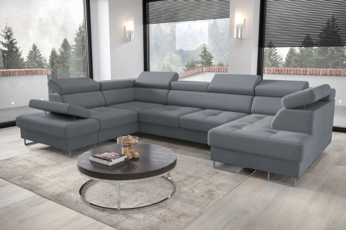 Ecksofa Galaxy Max II U-Form mit Schlaffunktion & Bettkästen Terra 92 links.png