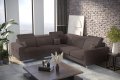 Ecksofa Malibu Max 250x250 cm mit Schlaffunktion Terra 26
