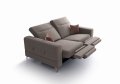 Malibu Relax II 2-Sitzer mit elektrischer Relaxfunktion und verstellbaren Kopfstützen, Stoff Gemma 86