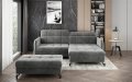 Ecksofa LORA Couch Schlaffunktion mit Bettkasten Ziernähte