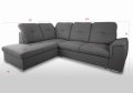 Ecksofa DAVIO L mit Schlaffunktion und Bettkasten und verstellbare Kopfstützen