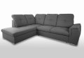 Ecksofa DAVIO L mit Schlaffunktion und Bettkasten und verstellbare Kopfstützen
