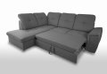 Ecksofa DAVIO L mit Schlaffunktion und Bettkasten und verstellbare Kopfstützen