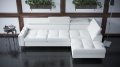 Ledersofa ORION L-Form 255x170 mit Schlaffunktion