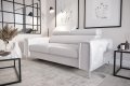 Ledersofa ORION II Leder Couch verstellbare Kopfstützen 185 cm - Weiß